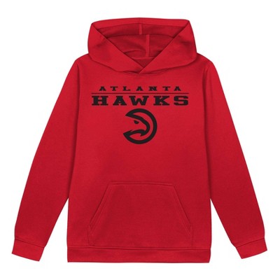 NBA Atlanta Hawks Boys' Poly Hooded Sweatshirt