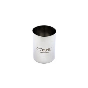 O'Creme Cake Ring, Stainless Steel, Round, 3-1/2" Dia x 3" High - 1 of 3