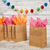 Juvale 24 Pack Medium Kraft Paper Gift Bags with Handles for Party Favors, Bulk Retail Shopping Merchandise Bags, Brown 8x10 in - 2 of 4