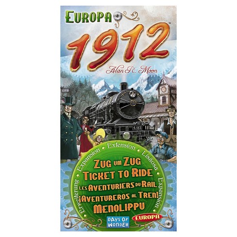 abstract Portret misdrijf Ticket To Ride Europa 1912 Game Expansion Pack : Target