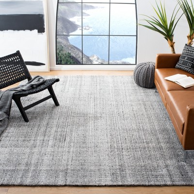 SAFAVIEH Abstract Claes Striped Overdyed Area Rug, Grey/Black, 8' x 10'