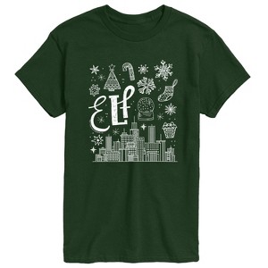 Men's - Elf - Doodle Logo Short Sleeve Graphic T-Shirt - 1 of 3