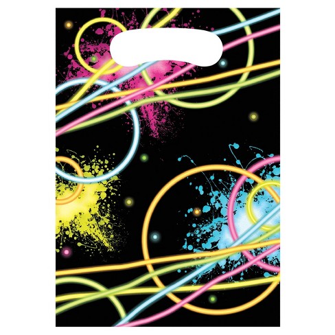 8ct Glow Party Favor Bags Target
