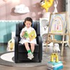 Infans Kids Recliner Chair Ergonomic Leather Sofa Armchair w/Footrest Side Pocket Blue - 2 of 4