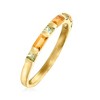 Ross-Simons 0.30 ct. t.w. Citrine and .20 ct. t.w. Peridot Ring in 14kt Yellow Gold - 3 of 4