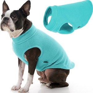 Gooby Stretch Fleece Vest Dog Sweater Mint, Large - 1 of 2