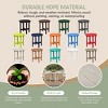 WestinTrends All-Weather Outdoor Patio Round Poly Adirondack Side Table - 4 of 4