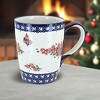 Blue Rose Polish Pottery 133 Millena Tall Coffee Mug - 2 of 2