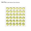 Unique Bargains Heart Shape Self Adhesive Valentine Makeup DIY Rhinestone Stickers 144 Pcs - 3 of 4
