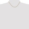 Black Bow Jewelry 1mm, 14k Yellow Gold, Solid Franco Chain Necklace - 2 of 4