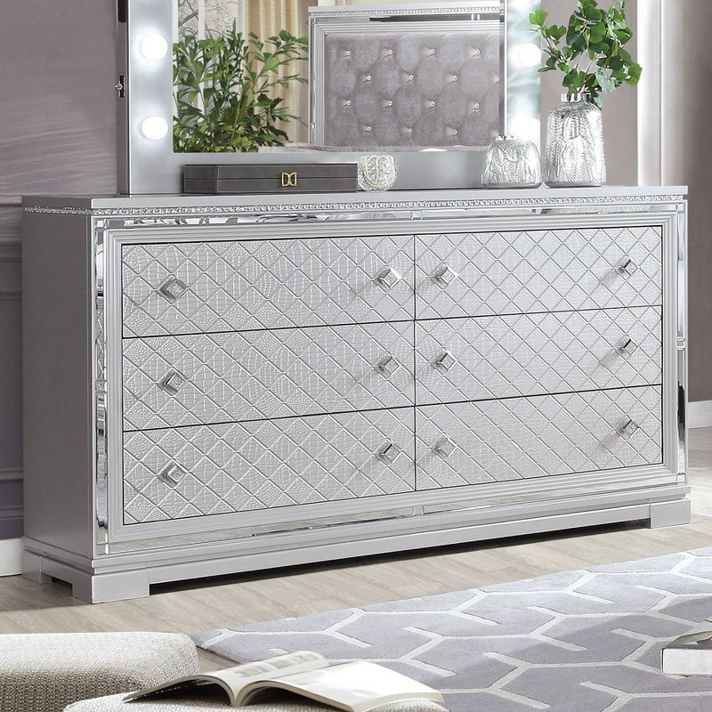 Tenaya 6 Drawer Dresser Silver - HOMES: Inside + Out, 3 of 7
