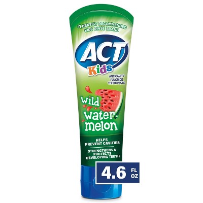 ACT Kids' Wild Watermelon Toothpaste - 4.6oz