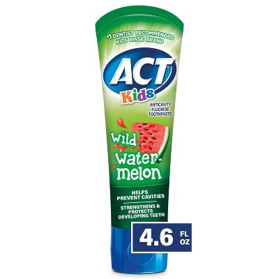 ACT Kids' Wild Toothpaste - Watermelon - 4.6oz