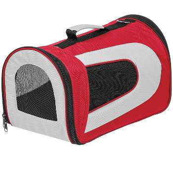 Pet Soft Sided Small Large Cat Dog Comfort Bag Travel Case Airline Approved  Small Pet Carrier Red