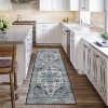 TackView Machine Washable Area Rug, Floral Carpet, for Bedroom, Living Room, Nursery - 2 of 4