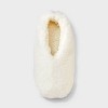 Women's Plush Faux Fur Cozy Slipper Socks with Slip Resistant Soles - Auden™ - 3 of 4