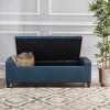 NicBex Modern 51" Storage Bench Wood Accent Stools with Button Tufted Top for Bedroom and Entryway - 2 of 4