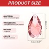 Unique Bargains Crystal Pendant DIY Lamp Arts Crafts Decorative Teardrop Beads 1.1" 12 Pcs - 2 of 4