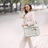 Hachkiko 16 Inch Waterproof PU Leather Laptop Bag - Convertible Backpack & Briefcase with Padding for Work, Travel - 4 of 4