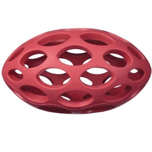 JW Pet Hol-ee Assorted Rubber Football Dog Toy Medium 1 pk - 1 of 1