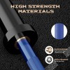 4FT Barbell Weight Bar 500lbs Capacity, 47" EZ Curl Bar Workout Barbell Fit 2'' Standard Weights, Steel  Straight Weight Bar - 3 of 4