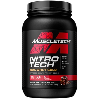 Muscletech Nitro Tech, 100% Whey Gold Protein Powders