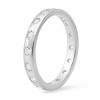 Sterling Silver Celestial CZ Eternity Band Ring - 2 of 3