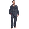 Ashford & Brooks Mens Woven Pajamas Long Pj Set - 2 of 4