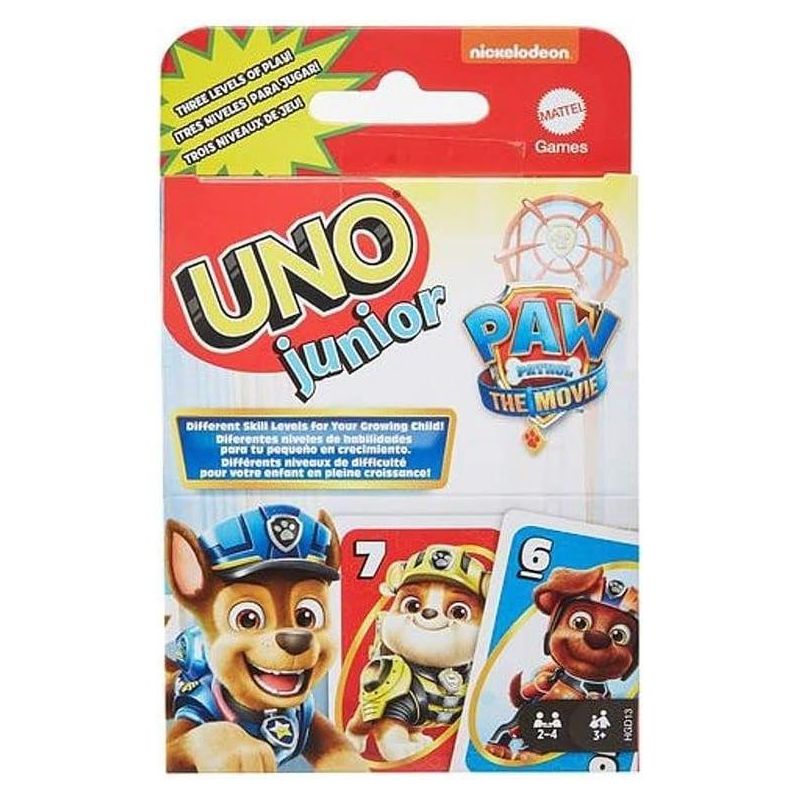 Mattel UNO Card Game - Junior Paw Patrol The Movie, 1 of 4