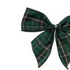 Northlight 2-Loop Christmas Bow Decorations - 5.5" - Green and Black - Pack of 6 - 4 of 4