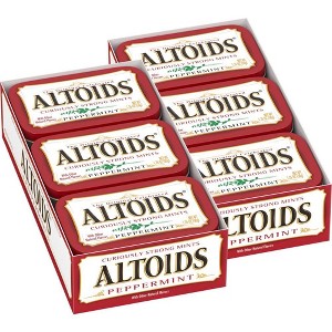 Altoids 6/12 Pack Peppermint Mint Candies 1.76oz Tins - 1 of 4