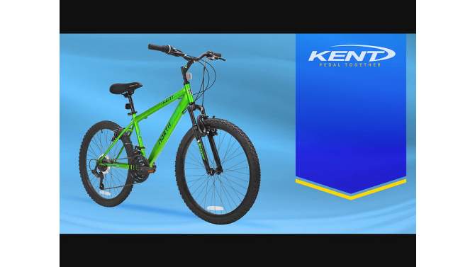 Kent Northstar 24&#34; Kids&#39; Mountain Bike - Green, 2 of 17, play video