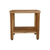 18" Eleganto ED998 Wide Teak Shower Safety Transfer Bench - EcoDecors - 2 of 4