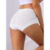 Allegra K Women's Mid-Waisted Full Coverage Classic Cotton Briefs - 2 of 4