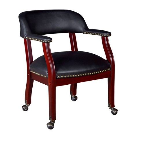 Columbia Captain Chair With Casters, Dining Chairs On Casters Canada