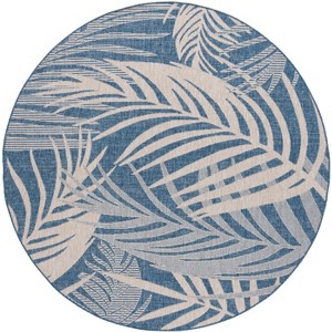 Beach House BHS294 UV & Stain Resistant Non-Shedding Power Loomed Indoor/Outdoor Rugs - Safavieh - 1 of 4
