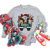 Simply Sage Market Women's Merry Christmas Farm Truck Long Sleeve Garment Dyed Tee - 2 of 3