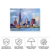 Trademark Fine Art - Richard Wallich Chicago 5 Matted Framed Art - 4 of 4
