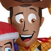 Gemmy Christmas Airblown Inflatable Toy Story w/Sleigh Scene Disney , 5 ft Tall, Multi - 4 of 4