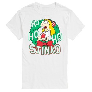 Men's - Hey Arnold! - Ho Ho Ho Stinko Short Sleeve Graphic T-Shirt - 1 of 4