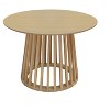 TIRAMISUBEST Round Coffee Table, Grille Molding, Suitable for Bedroom, Living Room, Balcony - 4 of 4