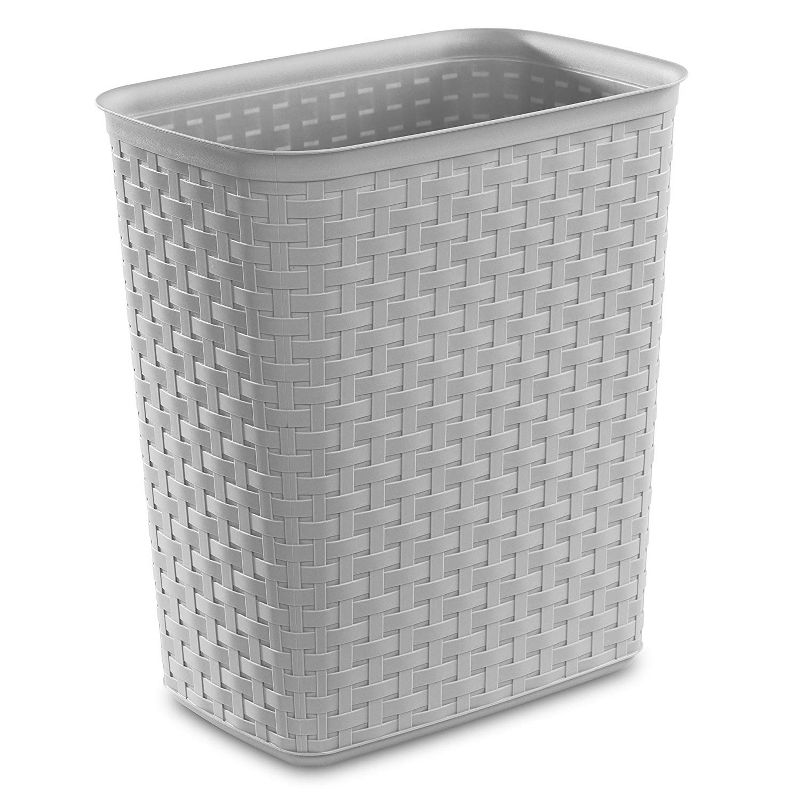 Sterilite Weave 5.8 Gallon Plastic Home/Office Wastebasket Trash Can, 2 of 7