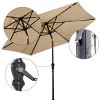 Tangkula Patio 9' Outdoor Steel Market Backyard Garden Patio Table Umbrella - 4 of 4
