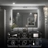 Keonjinn Smart LED Bathroom Vanity Wall Mirror, 3 Color Temperatures Dimmable, Frontlit & Backlit, Dimmable, Acrylic Edge, Anti Fog, Radar Sensor - 2 of 4