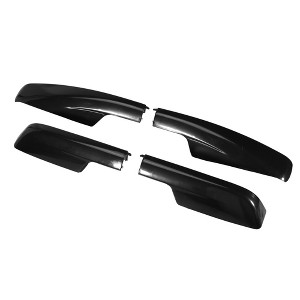Unique Bargains Car Roof Rack Side Rails End Cover Cap Compatible for Toyota Highlander 2001-2007 Black 4pcs - 1 of 4