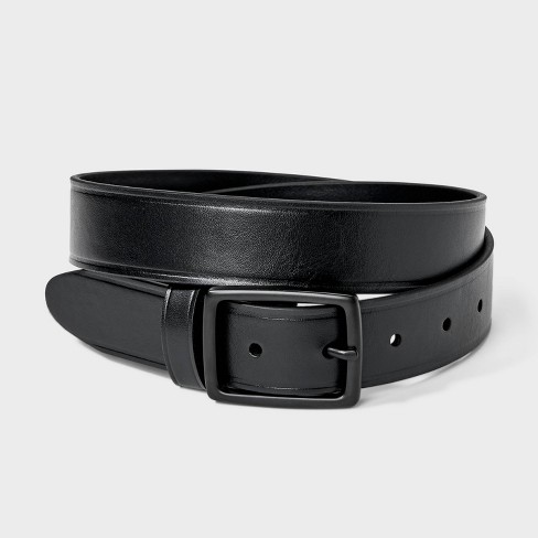 Buy Brown Leather Belt For Jeans With Silver Center Bar Buckle