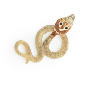 Collectible Wildlife Gifts | Cobra Toy, King, Snake, Reptiles,  Realistic Rubber Figure, Model, Animal, Hand Painted Figurines,   3"   CH061 BB79 - 1 of 4