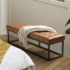 Gema 60" Wide Bedroom Bench For bedroom and living room | ARTFUL LIVING DESIGN - 3 of 4