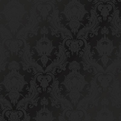 Tempaper 56' Damsel Black Velvet Peel and Stick Wallpaper
