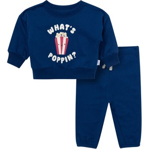 Onesies Brand Baby Boys' 2-Piece Sweatshirt and Pants Set - 1 of 4